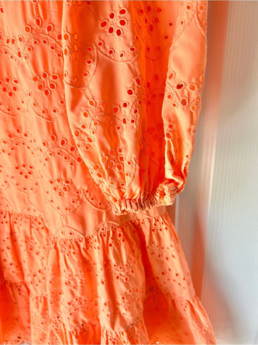 Lilly Pulitzer Keyla Eyelet Dress Bellini Riviera - Picture 3 of 6